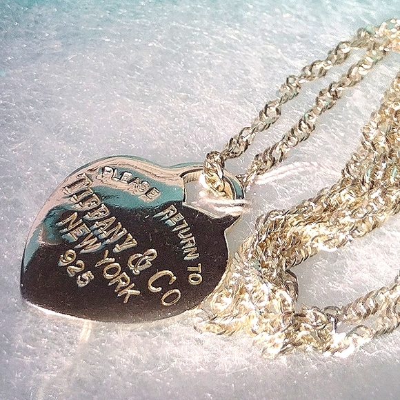 Tiffany & Co. Large Sterling Silver Heart Pendant - Picture 2 of 13